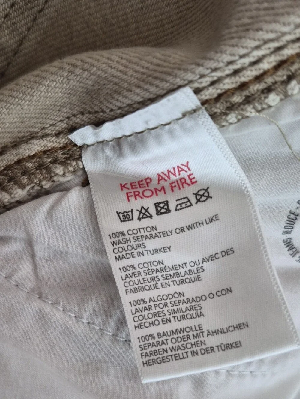 BDG Logan Tan Double Knee Cargo Carpenter Pants W29 L32‎